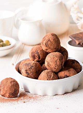 Olive Chocolate Truffles